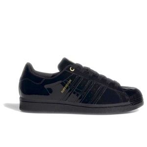 Rare Never Worn Adidas patent leather metal toe superstar